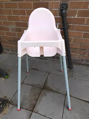 Ikea Antilop High Chair - Pink • $8