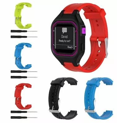Silicone Wriststrap Band Bracelet For Garmin Forerunner 25 GPS Sport Watch +Tool • $13.48