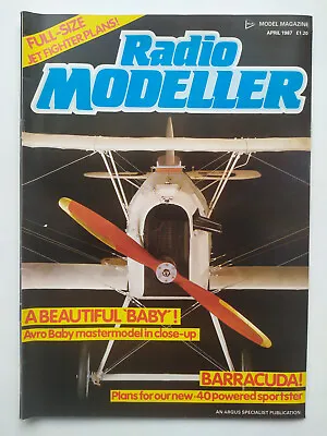Radio Modeller Magazine April 1987 With Plan • £4.49
