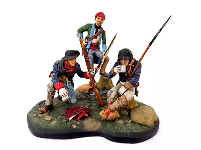 Unknown French Militia ? 90mm Metal Kit Figure Diorama Painted Beneito Andrea • £84.99