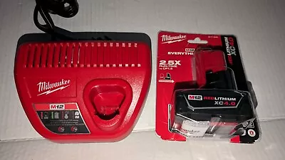 Milwaukee M12 RedLithium XC4.0 4.0Ah Battery And Charger Kit 48-59-2401 • $50