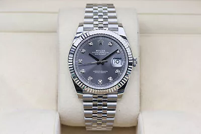 Rolex 126334 Rhodium Diamond DATEJUST 41 41mm 2024  • £13250