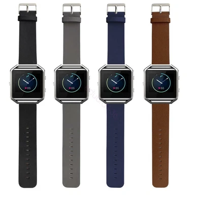 $19.66 • Buy HOT For FitBit Blaze Strap Band Leather Watch Wristband Bracelet