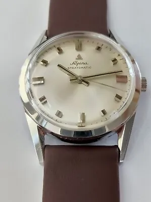 £395 • Buy Vintage Alpina Stratomatic Swiss Automatic Movement Gentleman's Watch 