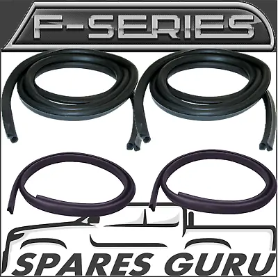 Ford F100 F250 F350 Door Rubber Seal Full Set LH & RH Fits To Body & Door 74-80 • $160