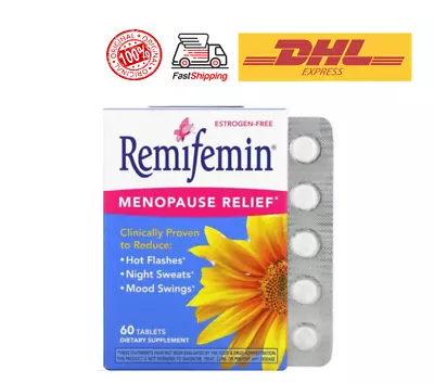 REMIFEMIN 60's Menopause Symptoms Relief Hot Flushes Sweating Restlessness  • $85