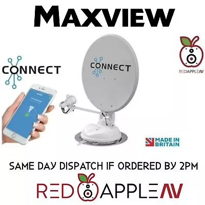 Maxview Connect Automatic Caravan Motorhome 65cm Satellite Dish With Quad LNB • £1998.99