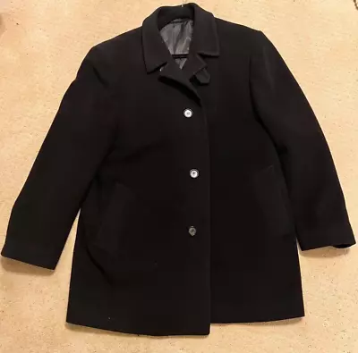 Calvin Klein Men's Black Woolblend Peacoat Mens 44r • $60