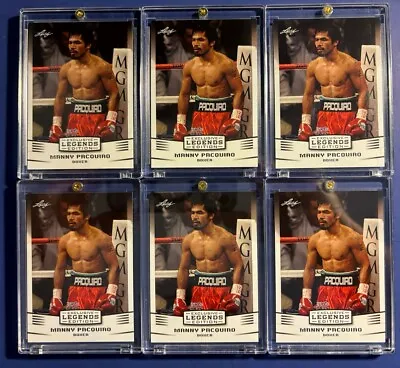 Manny Pacquiao Lot (6) Exclusive Legends Edition 2022 #ee-07 Boxing Cards • $29.95