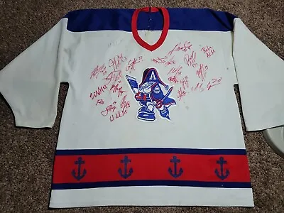 Vtg Milwaukee Admirals Bauer AHL Team Signed Hockey Jersey Men's Size XL  Sewn • $179.99