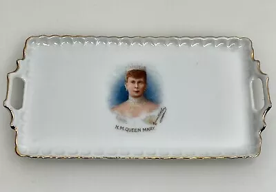 Queen Mary Of Teck Souvenir Porcelain Tray Pin Dish - 88503 • $24.99