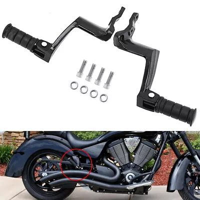 Rear Passenger Footpegs Foot Pegs For Victory Vegas Boardwalk Gunner 2003-2017 • $45.99