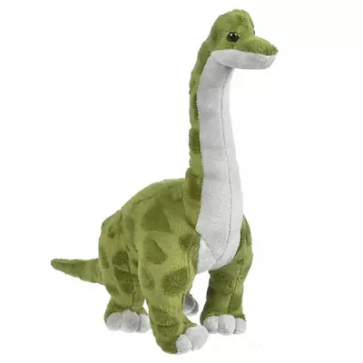 New BRACHIOSAURUS Dinosaur 15 Inch Stuffed Animal Plush Toy Green • $11.95