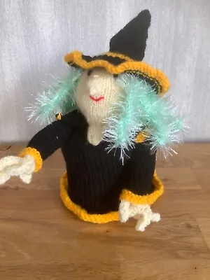 £13.75 • Buy Witch . Hand Knitted Toilet Roll Cover,