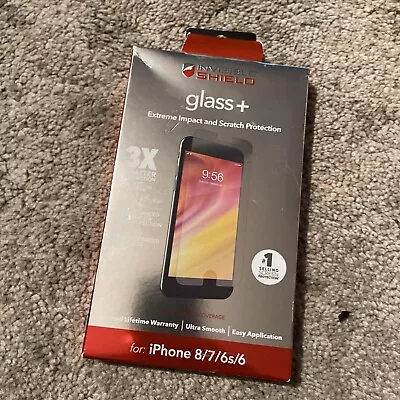 $6.89 • Buy ZAGG InvisibleShield Glass+ Screen Protector For IPhone 6, 6s