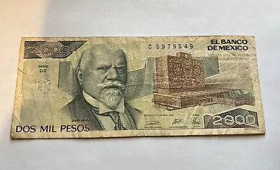 2000 Mexican Pesos 1989 Circulated  • $8.99