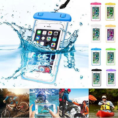 $8.58 • Buy Waterproof Phone Case Pouch Dry Bag Underwater With Lanyard For Mobile Phone