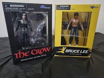 £45 • Buy  Diamond Select Bruce Lee 80th 7  Action Figure And The Crow Collector's