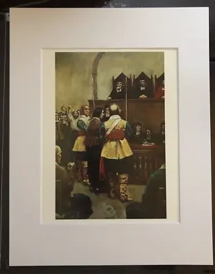 Howard Pyle  They Questioned Him With Malevolent Per..  11 X 14 Matted Art Print • $22.49