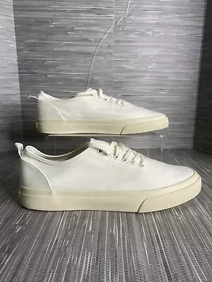 Everlane Unisex Cotton The Forever Sneaker Tennis White Size Female 11 Male 9 • $75