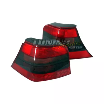 For VW GOLF 4 IV R32 Rear Tail Lights Set Red & Black 25 Jubilee Gti • $162.03