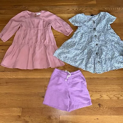 Zara Pink Art Class Teal Blue Dresses Shorts LOT Girls 6 • $6.99