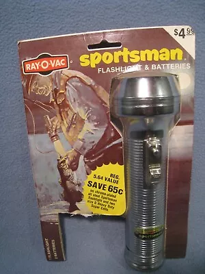 Vintage NOS. Ray-O-Vac Sportsman Flashlight Missing Battery's • $39.99