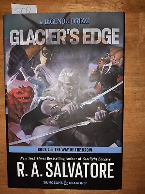 R.A. Salvatore The Legend Of Drizzt Glacier's Edge Signed First Edition HC Book • $29.99