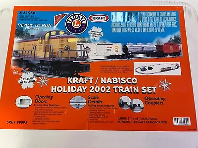 Lionel Train Set  - Kraft Nabisco Holiday 6-31950- Limited Edition • $200