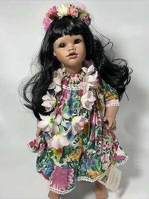 $42.95 • Buy Valerie Shelton   Lealanne Welcome Aloha Doll #1870/2500 22 Inch -1993 Original