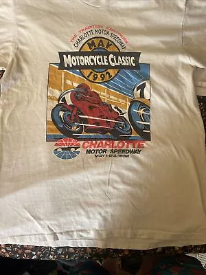 Vintage Motorcycle Racing Shirt 1992 • $50