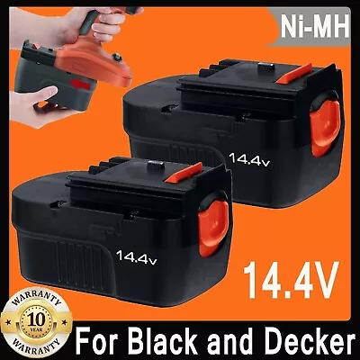 2Pack HPB14 For BLACK+DECKER 14.4V Slide Battery FSB14 A14F Firestorm FS140BX • $24