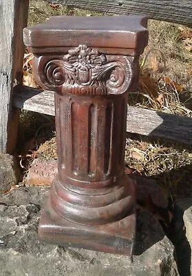 Vintage Plaster Greek Fluted Decorative Column Plant Stand • $45