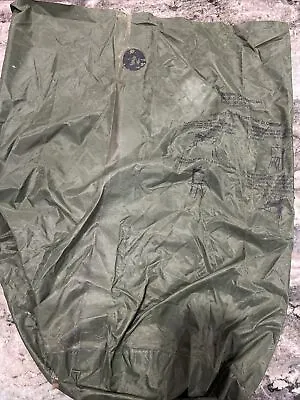 US Army Military WATERPROOF CLOTHES WET WEATHER LAUNDRY BAG (￼ Missing Ties) • $4.59