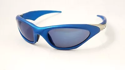 Vintage Oakley Scar Frame Electric Blue Sunglasses  VGC Lenses • $136