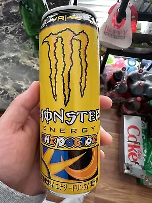 Rare! Black Monster Energy Drink Vr46 The Doctor Valentino Rossi! (1x) Full Can • $2.25