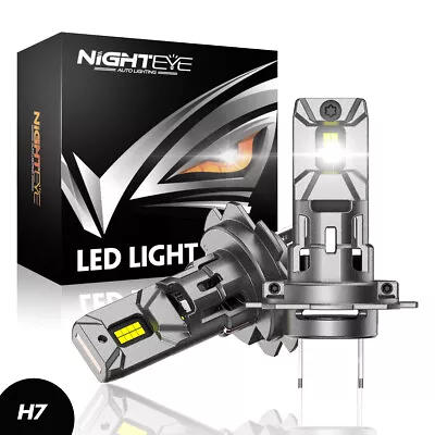 NIGHTEYE 2X H7 LED Headlight Bulb Light High/Low Beam Canbus Error Free 30000LM • $32.99
