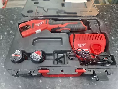 Milwaukee C12 PC Pipe Cutter + 2 Batteries + Charger & Case • £129.99