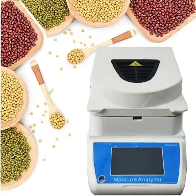 Rapid Halogen Moisture Analyzer Tester Balances Meter 50g For Plastic Food Grain • $889.99