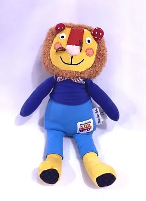 Moulin Roty Les Popipop Lion Stuffed Plush Doll 14  Lion RARE • $50