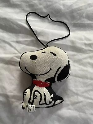 Vintage Fabric Snoopy Ornament: Bow Tie • $3.85