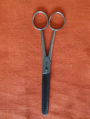 Barber's Thinning Scissors Vintage 15 Cm Solingen Germany • $60
