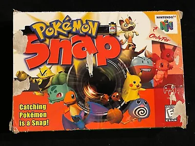 Pokemon Snap (Nintendo 64 1999) BOX ONLY - Authentic N64 • $63.99