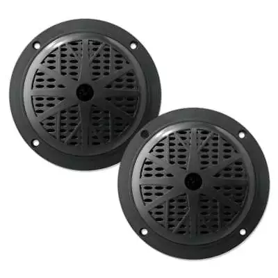 Pyle PLMR41B 4  100W Dual Cone Waterproof Marine Boat Stereo Speakers PAIR • $20.52