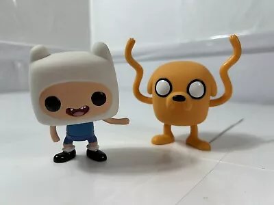 Funko Pop Adventure Time Figures Finn (#32) Jake (#33) Television Lot Of 2 Loose • £28.49