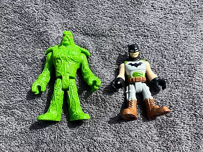 Batman And Swamp Thing Imaginext DC Super Friends Action Figures • $30