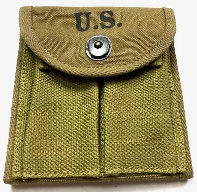 Wwii M1 Carbine Rifle 15rd Butt Stock Ammo Pouch-od#3 • $19.96