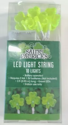 $3.75 • Buy Shamrock Led Light String..10 Lights