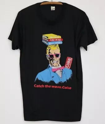 Original Coca-cola Max Headroom T-shirt Front:  Catch The Wave  Back:  95ynf  • $69.99