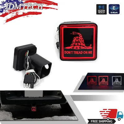 Don't Tread On Me - LED Hitch Cover Trailer Brake Light Fit 2  Towing & Hauling • $24.99